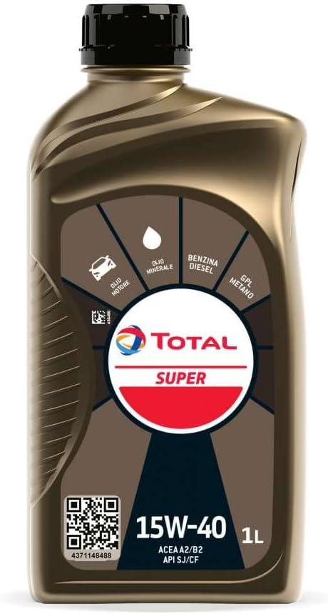 "OLIO PER MOTORE AUTO ""TOTAL SUPER 15W-40"" 1LT"
