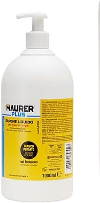 "LAVAMANI CREMOSO ""PERLATO"" 1LT C/DOSATORE MAURER PLUS"
