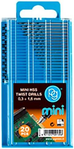 KIT 20 PUNTE HSS 0,3/1,6MM