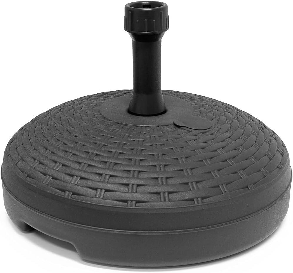 BASE OMBREL.PVC RATTAN D.45 TUBO D.35 MOKA