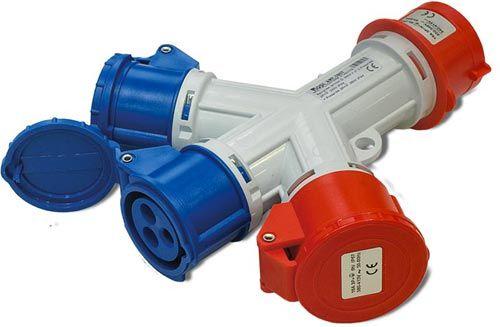 ADATTATORI INDUSTRIALI 2 Prese 220V-16A 1 PRE 380V ART.1857