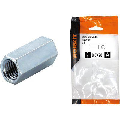 DADO GIUNZIONE ZINCATO SELF WORKIT M8 MM 13X40 CF=PZ 3