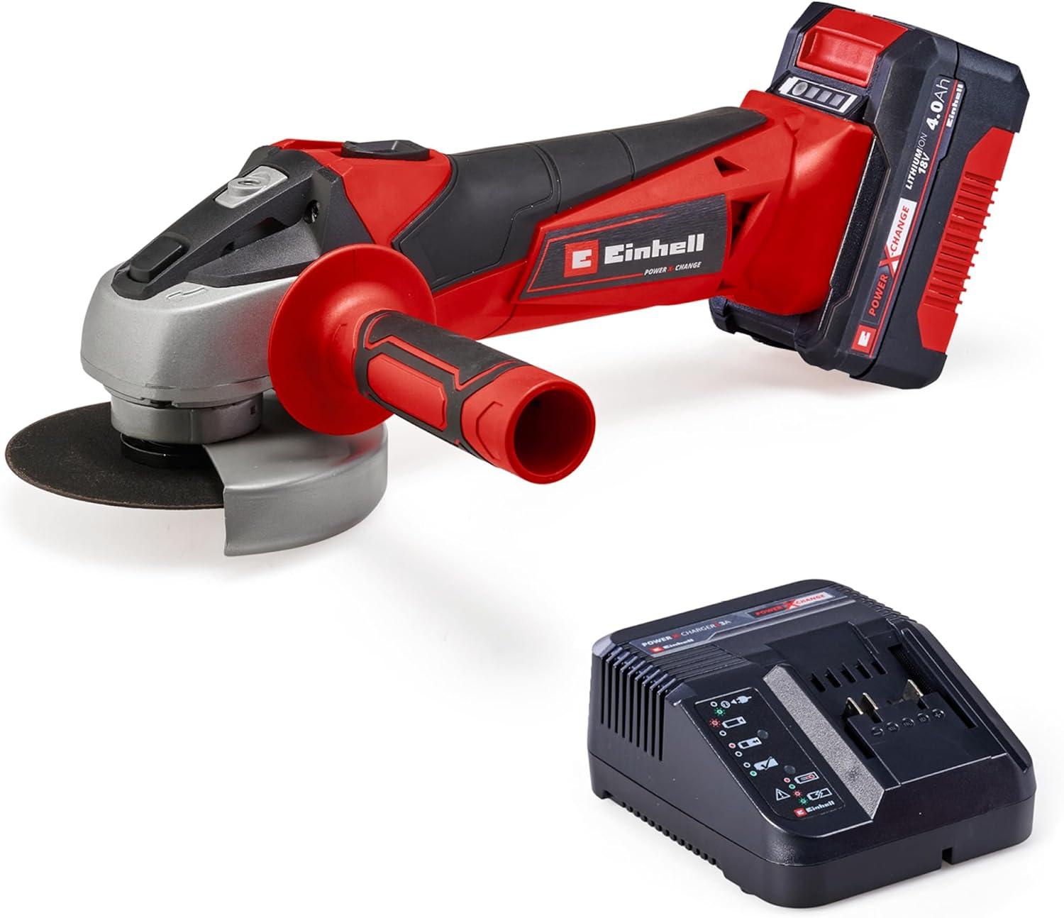 SMERIGLIATRICE ANGOLARE A BATTERIA TE-AG 18/115 LI 1X4,0AH
