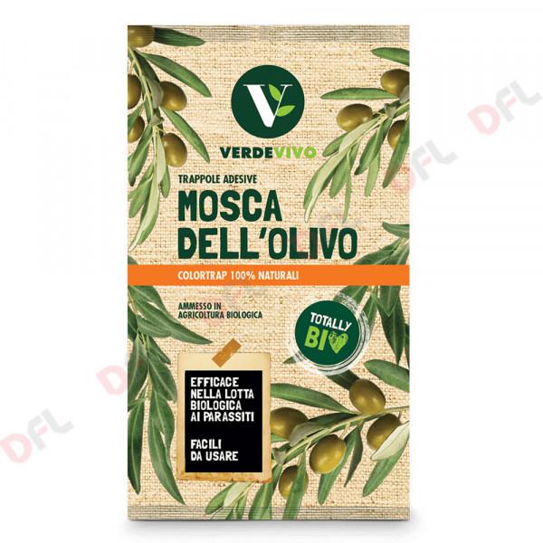 TRAPPOLA CROMOTROPICA ADESIVA MOSCHE DELL'OLIVO