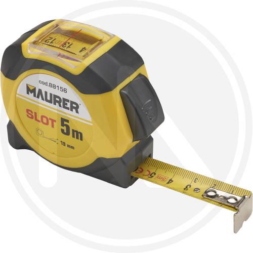 FLESSOMETRO MAURER PLUS SLOT C/FINESTRA 5MT 19MM - CF. IN BLISTER