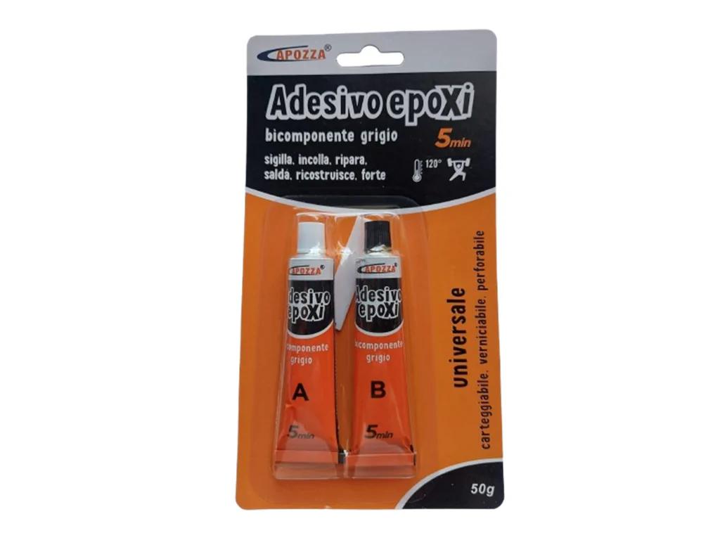 ADES. EPOXI GRIGIO BICOMP. 50 G 2 TUB. BLISTER