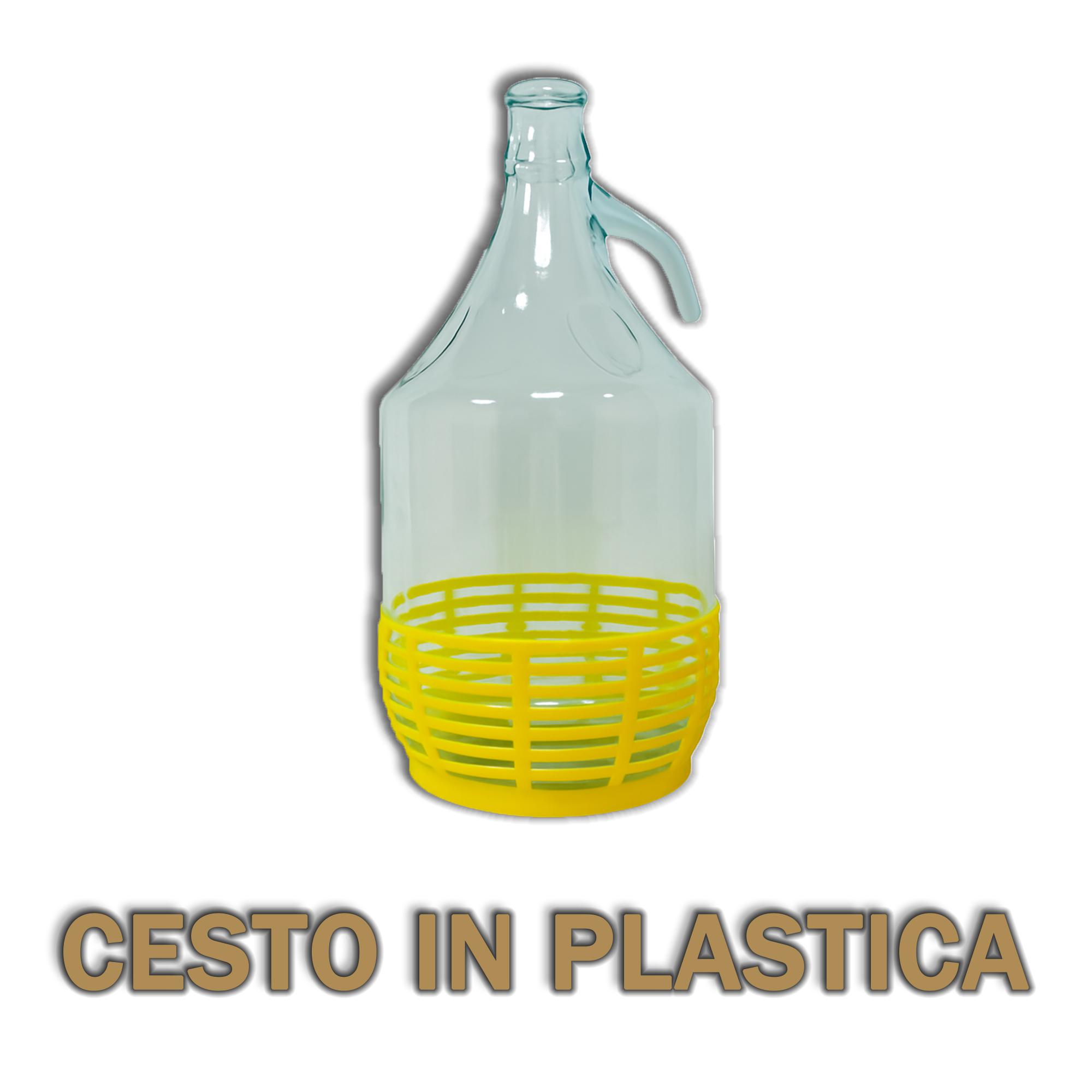 FERROELETTRA Damigiana Vetro 5 Litri - Bottiglione con Chiusura con Tappo a Pressione Ermetica - Dama per Olio - Contenitore Olio 5 Litri - Damigiane e Bottiglioni per Prodotti Alimentari (1)