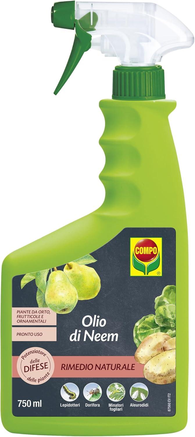 PROTETTIVO BIO PER PIANTE OLIO DI NEEM 750ML COMPO