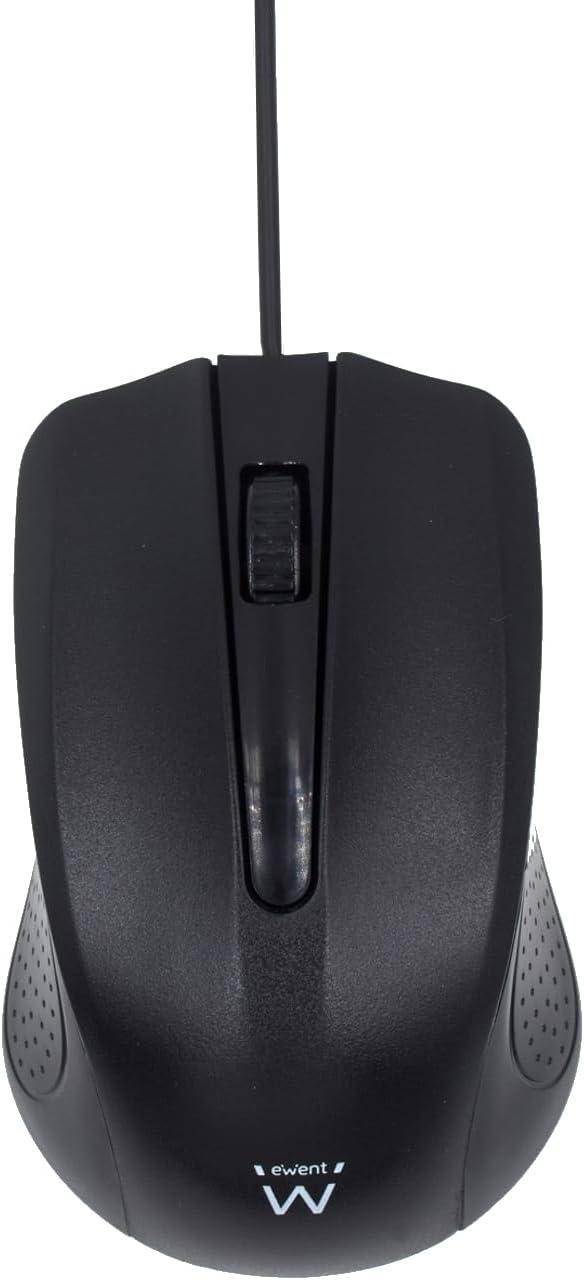 Ewent EW3300 - Mouse ottico con cavo USB a 3 pulsanti, 1000 DPI
