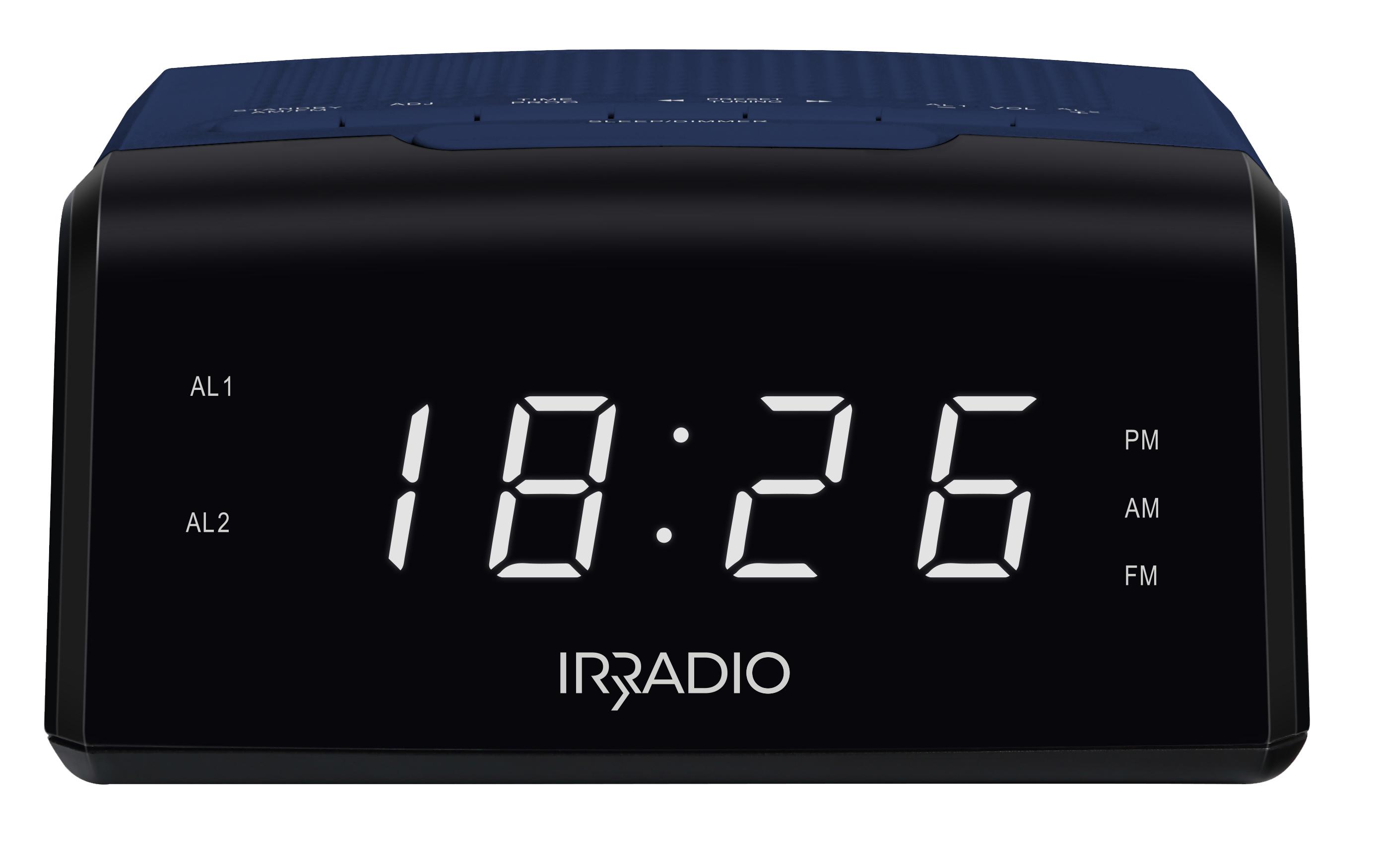 Radiosveglia AM/FM IR-Clock con doppio allarme