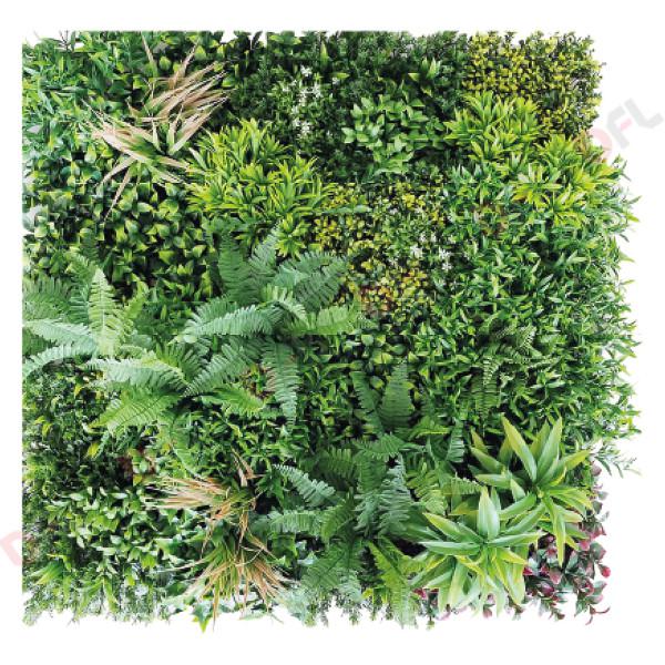 SIEPE ARTIFICIALE A PANNELLO QUADRATO 'JUNGLE' MT.1 X 1