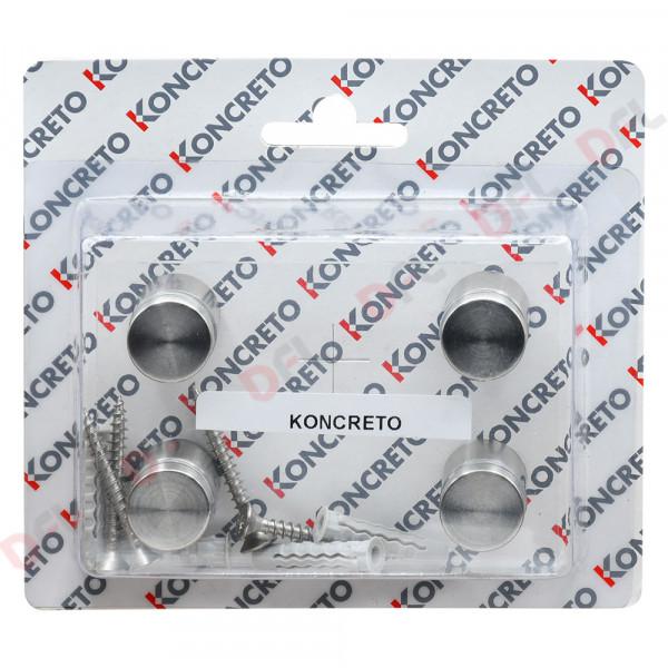 BLISTER DISTANZIALI INOX PER TARGHE PZ.4