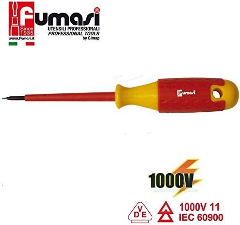 Set da 6 cacciaviti Fumasi viti tipo Phillips® e taglio giraviti isolati 1000 V IEC 60900