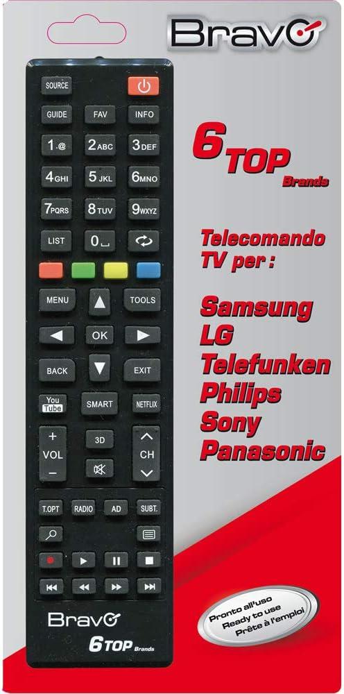 TELECOMANDO X TV BRAVO 6 TOP BRANDS