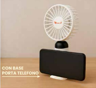 VENTILATORE USB RICARICABILE