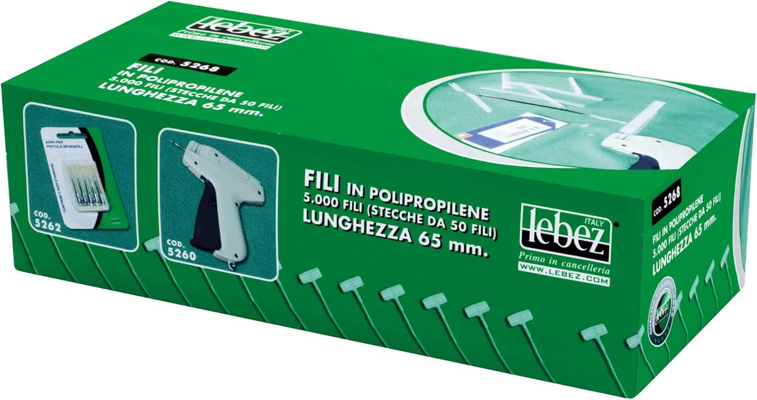 SCATOLA 5000 FILI IN PP 65MM PER SPARAFILI 5260 LEBEZ