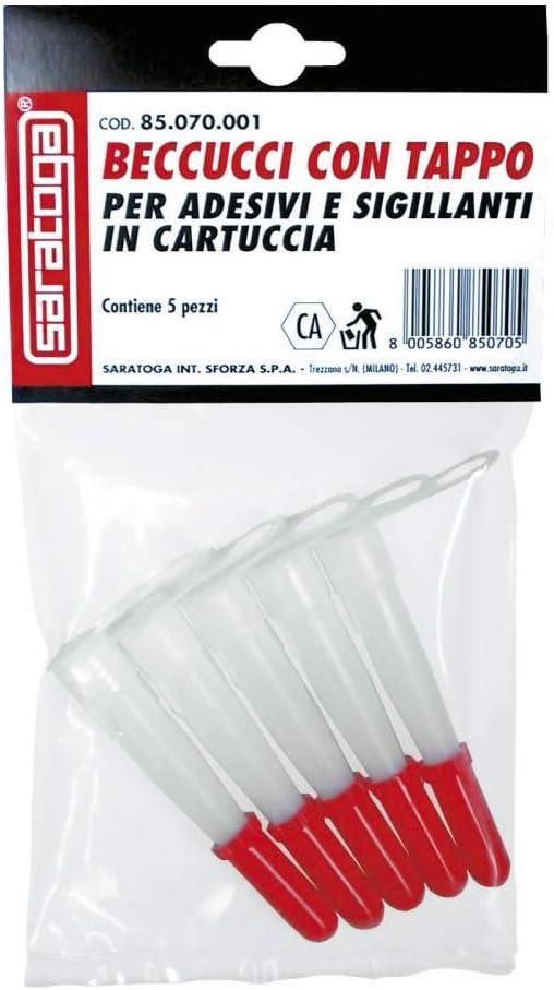 SARATOGA BECCUCCI CON TAPPO X ADES/SIGILL. BLISTER 5 PZ.
