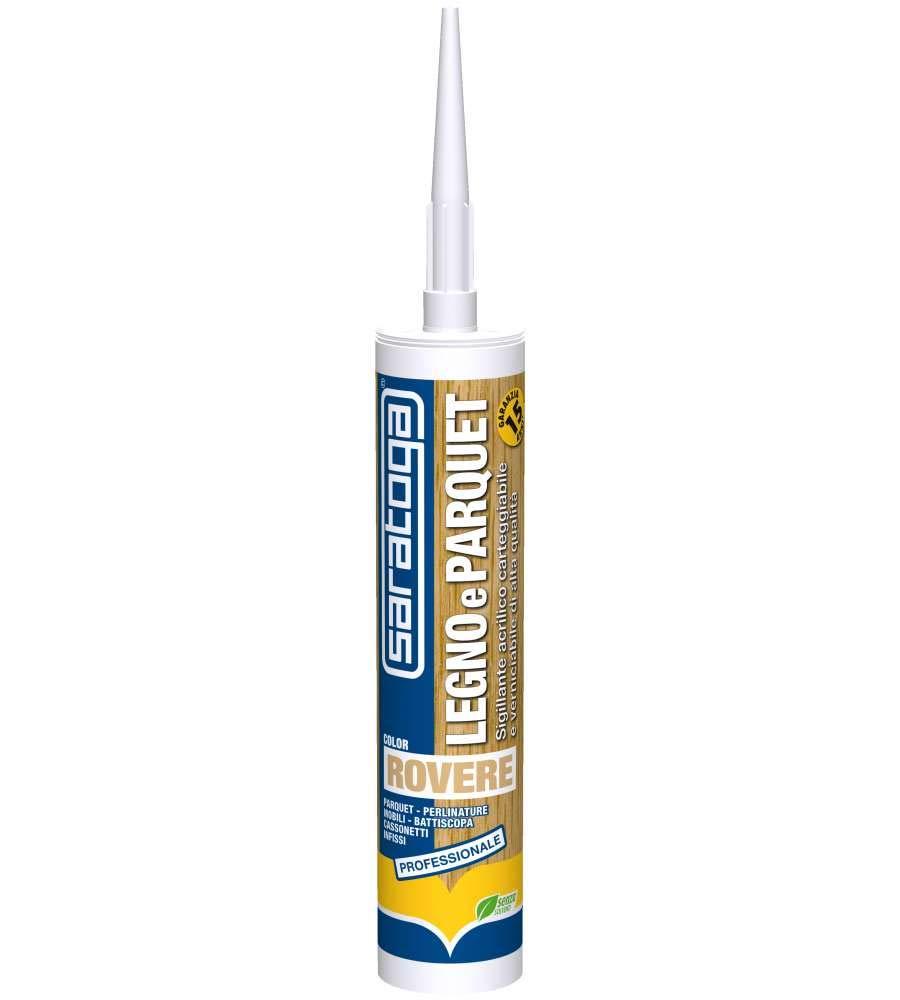 SARATOGA Sigillante Acrilico Legno parquet Rovere 310 ML.