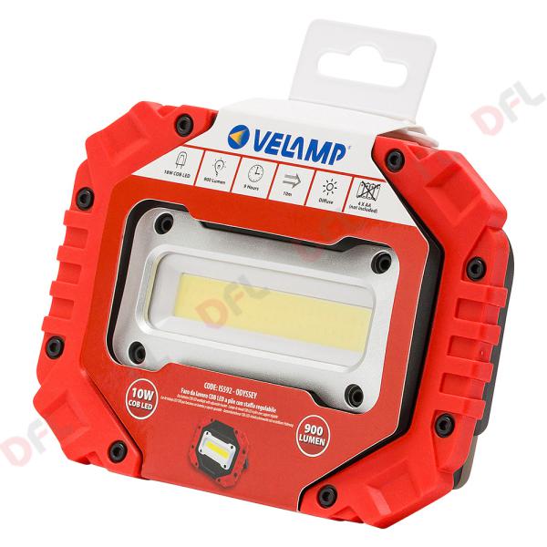 PROIETTORE A LED COB 'ODISSEY' 10W BATT.