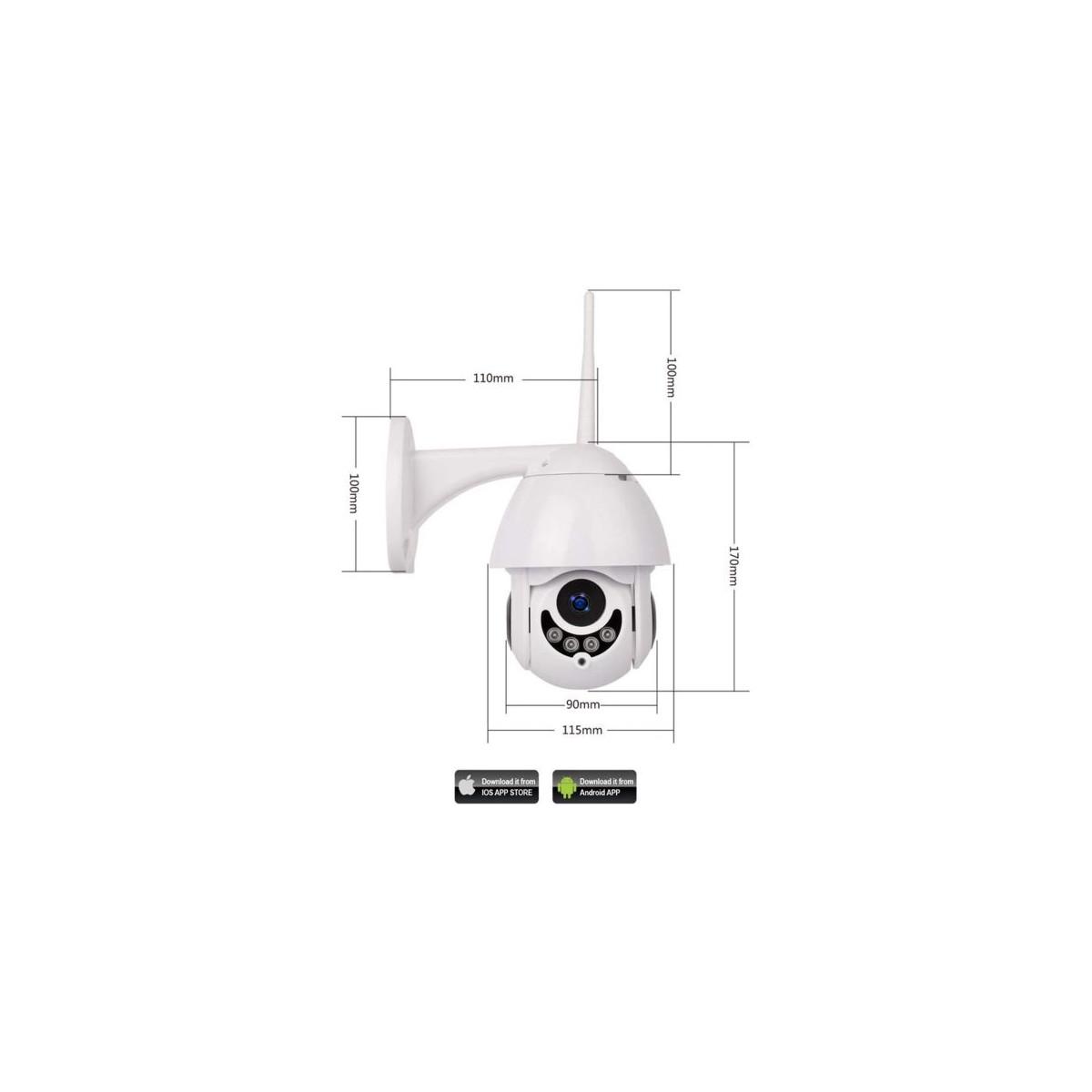Telecamera IP WiFi 1080P full HD IP66