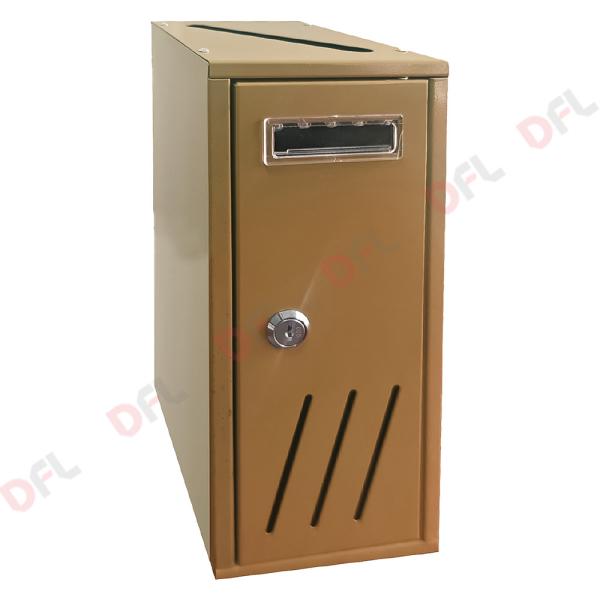 CASSETTA POSTALE SINGOLA ORIZZONTALE 1 posto - bronzo - cm. 12x17,5x H. 30