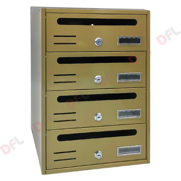 4 posti - bronzo - cm. 30,2x17,5x H. 42,5
