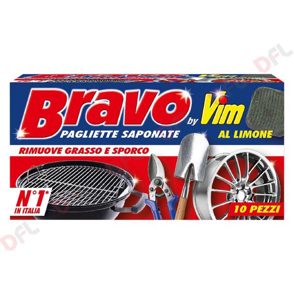PAGLIETTA SAPONATA 'BRAVO' fragranza limone - cf. 10 pz.