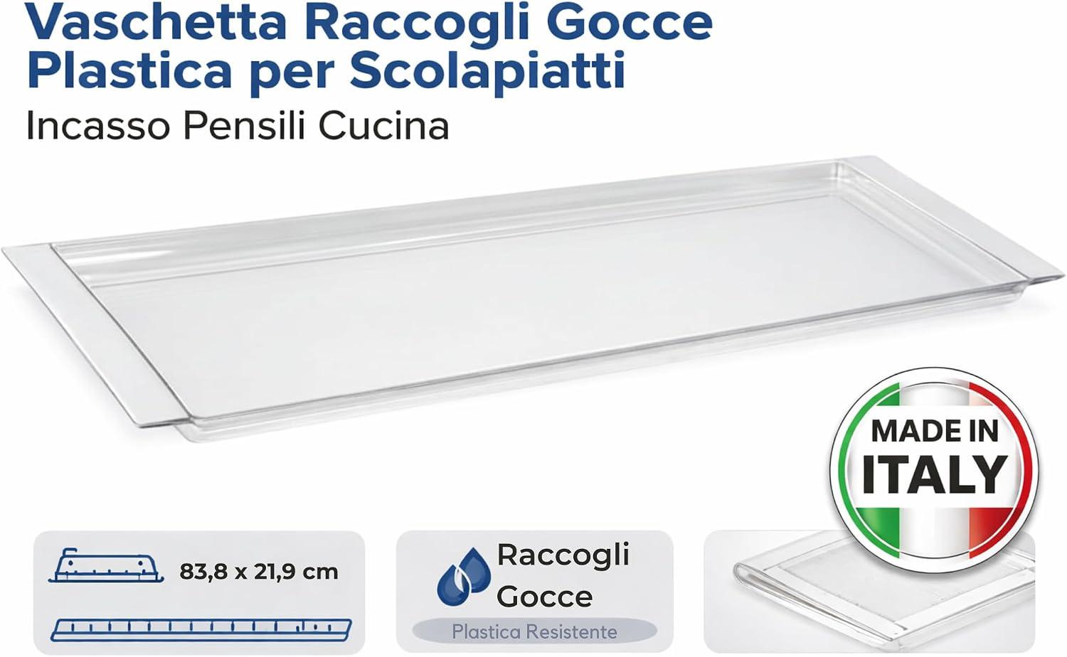 VASCHETTA BACINELLA RACCOGLI GOCCE CM.83,8 SAT.