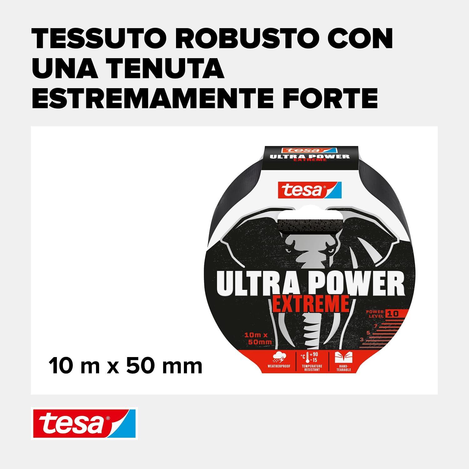 Ultra Power Extreme Tape 10 MT. X 50 mm NERO