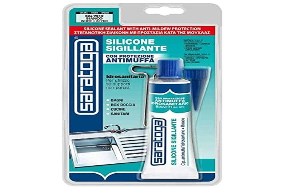 SARATOGA SILIC.BIANCO TUB.60 ML.