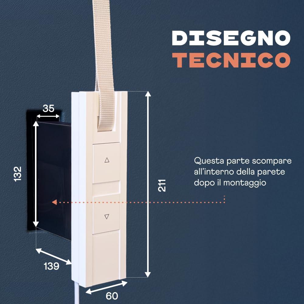 AVVOLGITORE ELETTRICO AD INCASSO
