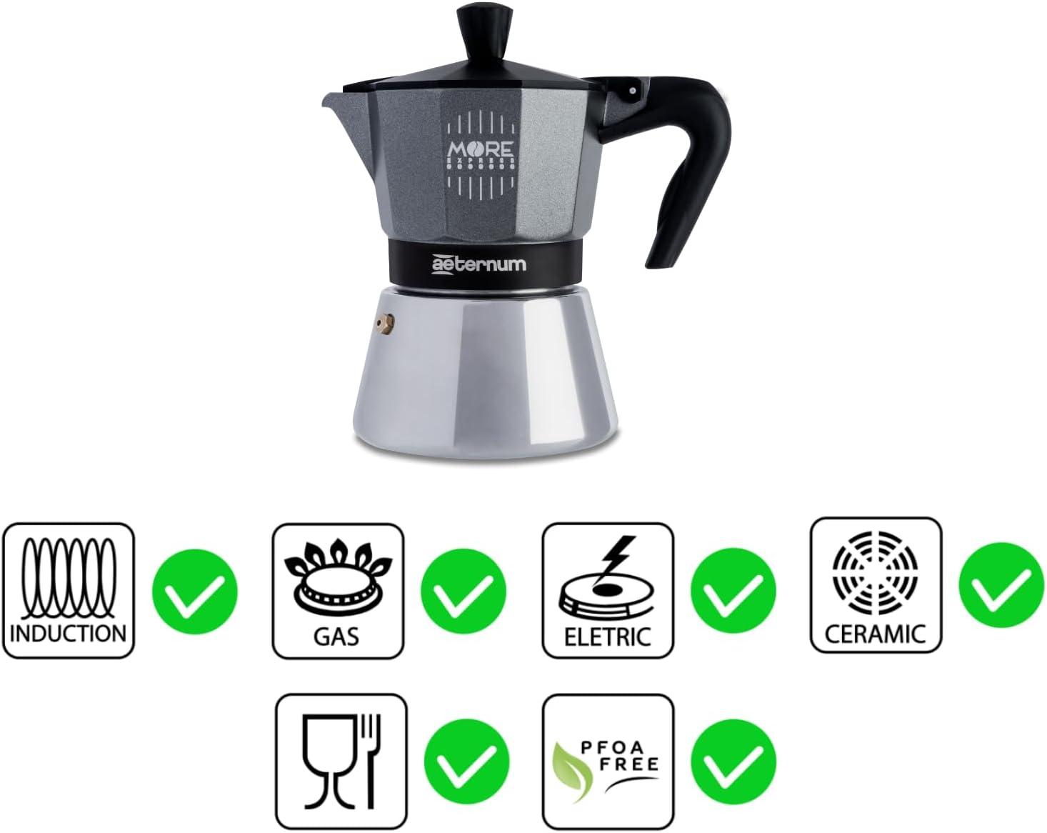 CAFFETTIERA MORE ESPRESSO INDUZIONE 3 TZ