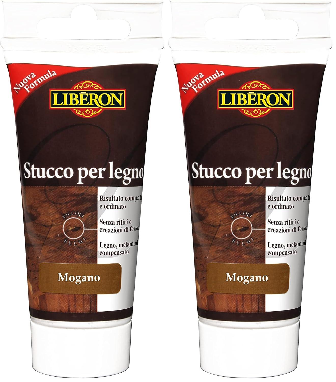LIBERON Stucco per Legno all'Acqua 150 GR. MOGANO PZ.2