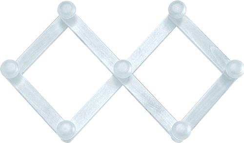 APPENDIABITI LEGNO BIANCO ESTENSIBILE 7 POSTI