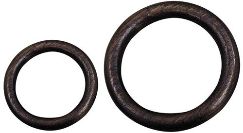 ANELLO SCORRITENDA LEGNO MM 35 NOCE