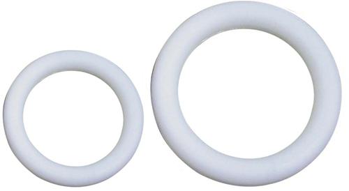 ANELLO SCORRITENDA LEGNO MM 23 BIANCO