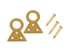 ATTACCAGLIE FISSE OTTONATE N°2 "ONE PRICE" MAURER - CF. BLISTER 6PZ