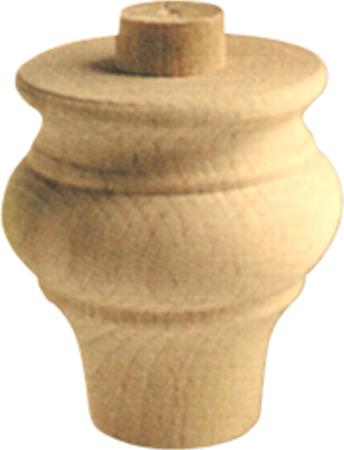 GAMBA IN LEGNO ONTANO A CIPOLLA ART.03.0111-0112 70 X H.75