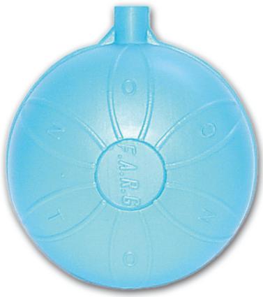 SFERA PLASTICA X GALLEGGIANTE 90 FIL.1/4