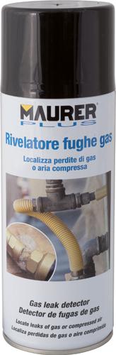 RIVELATORE FUGHE GAS SPRAY MAURER PLUS 300ML.