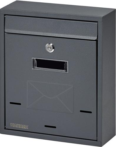 CASSETTA POSTALE MAURER "DOMUS" ANTRACITE