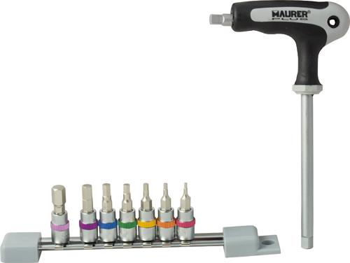 BITS VITI ESAGONALI SERIE 8PZ MAURER PLUS 1/4 - CF. BLISTER