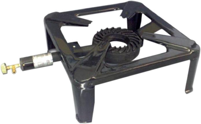 FORNELLONE GAS MAURER ACCIAIO 30X30X14HCM 4PIEDI (EX92972)