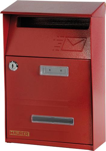 CASSETTA POSTALE MAURER "SIGNAL" ROSSO