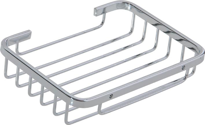 PORTAOGGETTI BAGNO RETTANG. ACCIAIO INOX "AQUA" 16X12X4CM MAURER