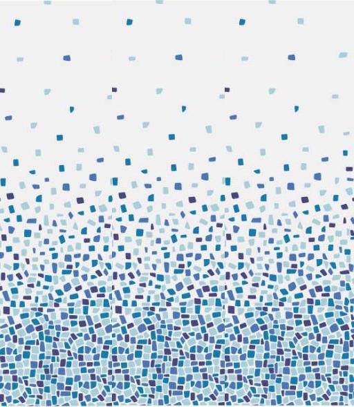 TENDA DOCCIA POLIESTERE 180X200 PIETRA BLU MAURER - CF. BUSTA