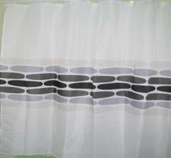 TENDA DOCCIA POLIESTERE 120X200 SASSI GRIGI MAURER - CF. BUSTA