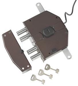 SERRATURA ELETTRICA DA APPLICARE TRIPLICE ART. 6823 Sx - cilindro 60 mm