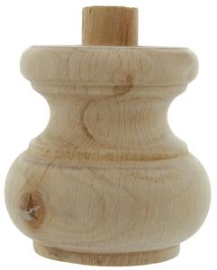 PIEDE LEGNO GREZZO ART.53008 MM. 80X75