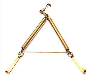 APPENDIPIATTI A MOLLA OTTONATI N.4 32X46